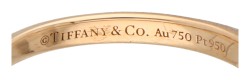 No reserve - Tiffany & Co. 18K roségouden solitaire ring met IF / G diamant van 0.21 ct. 