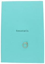 No reserve - Tiffany & Co. 18K roségouden solitaire ring met IF / G diamant van 0.21 ct. 