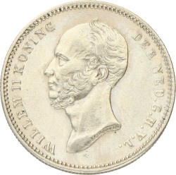 25 Cent. Willem II. 1849. Prachtig / UNC.