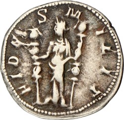 Roman Empire. Philippus I Arabs. Denarius. ND (244 - 249).