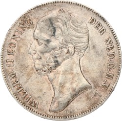 2½ Gulden. Willem II. 1842. Zeer Fraai / Prachtig.