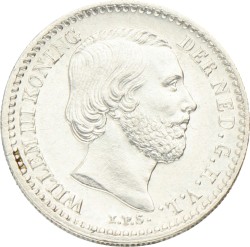 10 Cent. Willem III. 1890. Prachtig +.