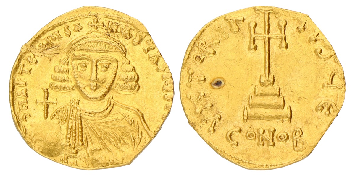 Byzantine Empire. Constantiople. Anastatius II Artemius. Solidus. ND (713 - 715).