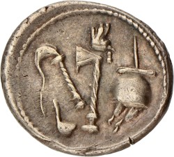 Roman Republic. Julius Caesar. Denarius. ND (49 BC).
