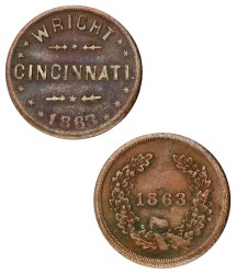 USA. Kentucky & Ohia. Lot (2) H.B. Xelar, Newport. Wright, Cincinnati..