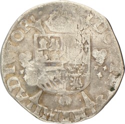 Vijfde Filipsdaalder - Met Zeeuwse klop. Holland. Filips II. 1572. Fraai.