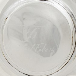 Een (6) delig lot kristallen Igor Carl Fabergé champagne flutes - Kissing Doves. Frankrijk, 20e eeuw.