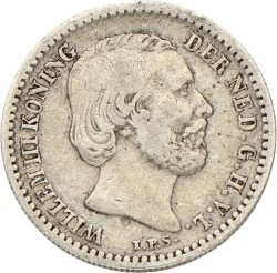 10 Cent. Willem III. 1862. Zeer Fraai.