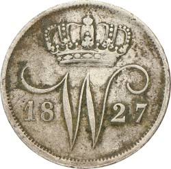 No reserve - 10 Cent. Willem I. 1827. Fraai.