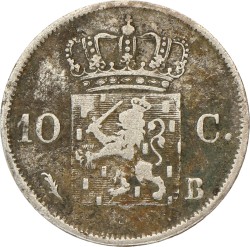 No reserve - 10 Cent. Willem I. 1827. Fraai.