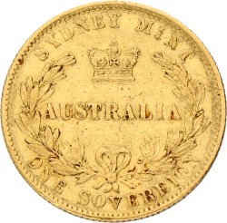 No reserve - Australia. Victoria. 1 sovereign. 1866.