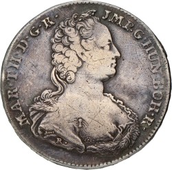 Dukaton. Brabant. Antwerpen. Maria Theresia. 1754. Zeer Fraai.
