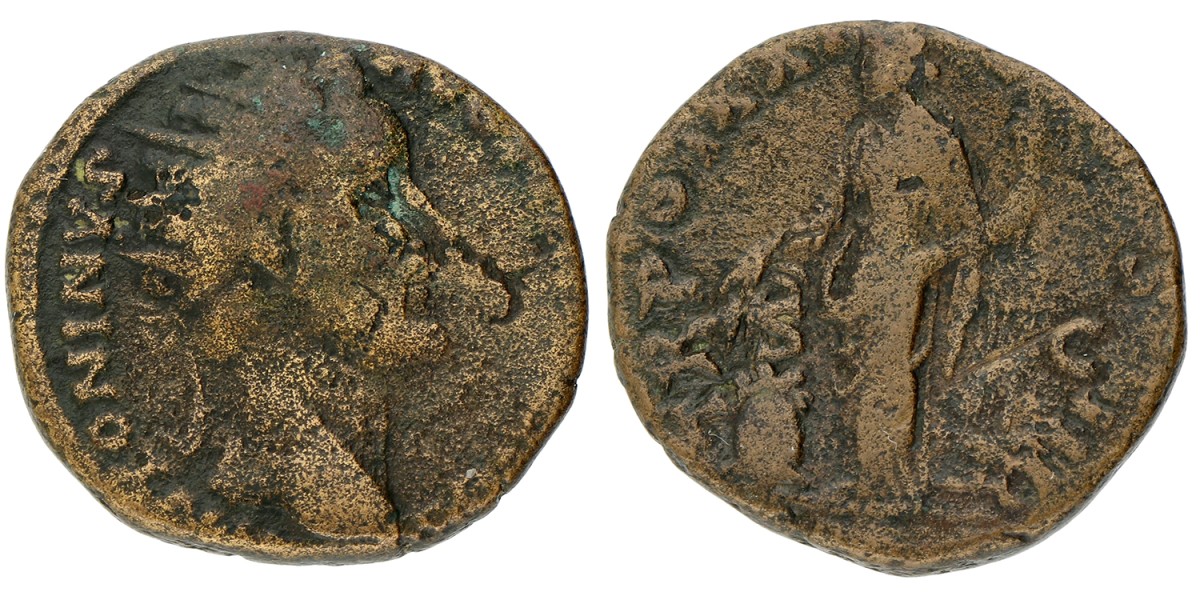 Roman Empire. Antonius Pius. As. ND (138 - 161).