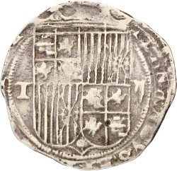 Spain. Toledo. Ferdinand & Isabella. 2 Reales. ND (1520 - 1566).