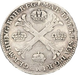 Kronenthaler. Brabant. Brussel. Maria Theresia. 1767. Zeer Fraai.