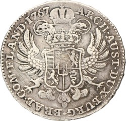 Kronenthaler. Brabant. Brussel. Maria Theresia. 1767. Zeer Fraai.