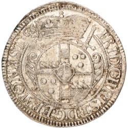 German states. Münster. Friedrich Christian von Plettenberg. 12 Mariengroschen. 1694 JO.