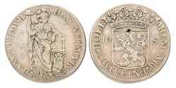 Halve provinciale gulden van 10 stuiver. Holland. 1681. VF 20.