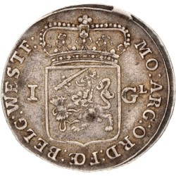 Gulden - Generaliteits. West-Friesland. 1791. XF 45.