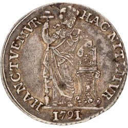 Gulden - Generaliteits. West-Friesland. 1791. XF 45.
