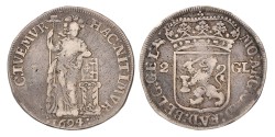 2 gulden - Generaliteits. Gelderland. 1694. VF details.