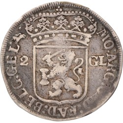 2 gulden - Generaliteits. Gelderland. 1694. VF details.