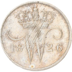 10 Cent. Willem I. 1826 B. UNC details.