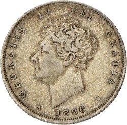 Great Britain. George IV. Shilling. 1826.