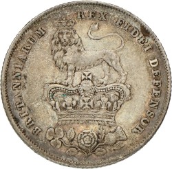 Great Britain. George IV. Shilling. 1826.