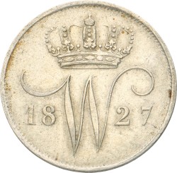 No reserve - 10 Cent. Willem I. 1827 U. Prachtig -.