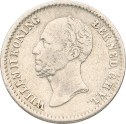 No reserve - 10 Cent. Willem II. 1849. Zeer Fraai.