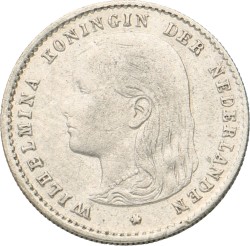 No reserve - 10 Cent. Wilhelmina. 1897. Zeer Fraai / Prachtig.