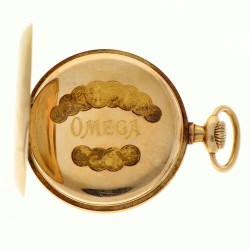 No Reserve - Omega 14K. - Heren zakhorloge-  ca. 1916.