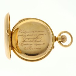 Vacheron Constantin Jumbo 18K. kwartier-repetitie - Heren zakhorloge - ca. 1910's.