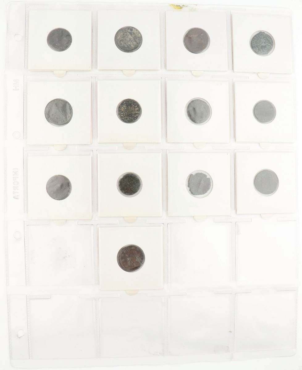 Roman Empire. Lot (13) Bronzes.