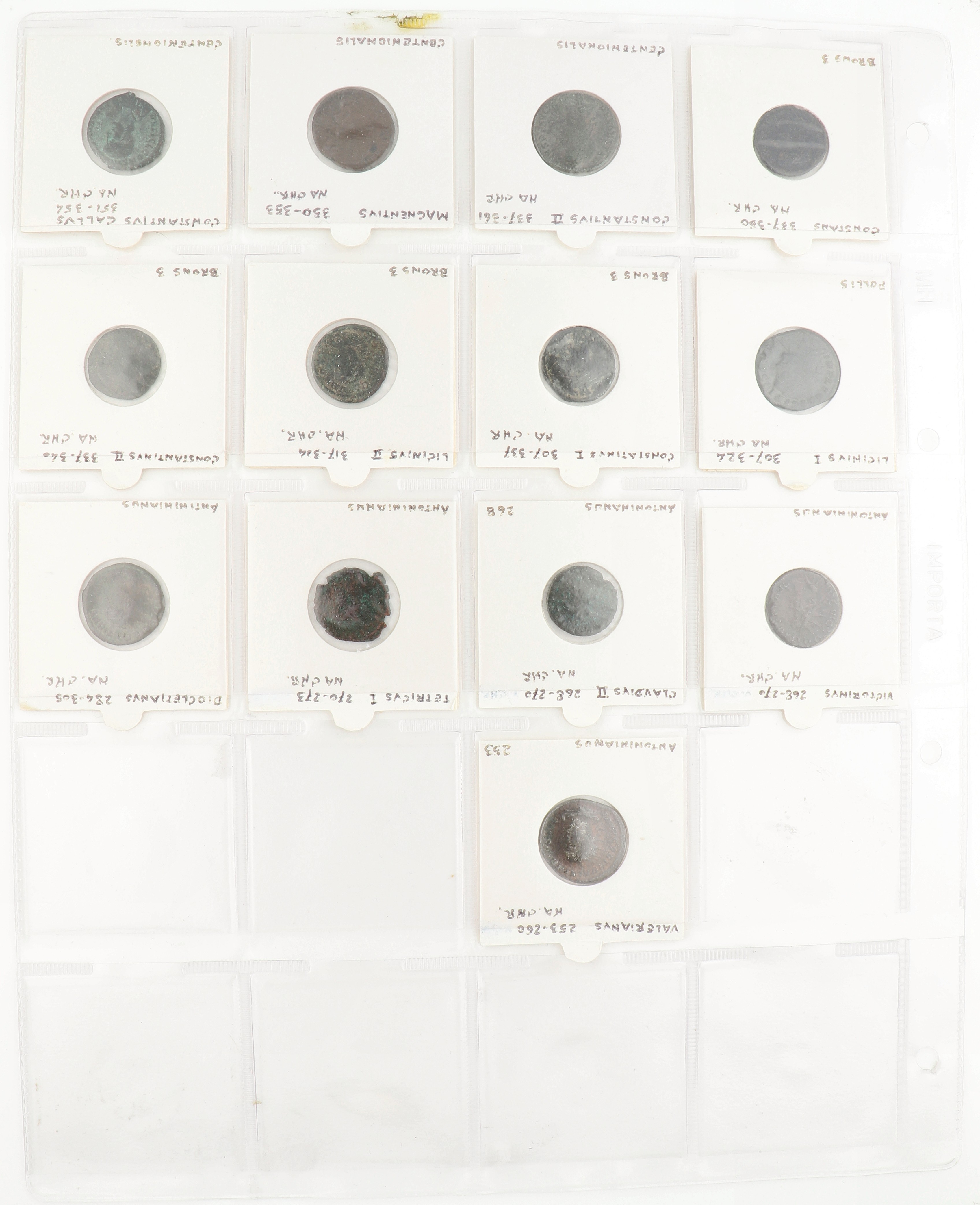 Roman Empire. Lot (13) Bronzes.