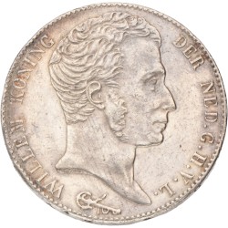 3 Gulden. Willem I. 1832/23. AU details.