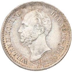 10 Cent. Willem II. 1849 geen punt. UNC details