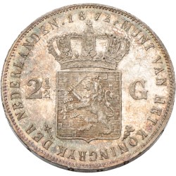 2½ Gulden. Willem III. 1872. MS 64+