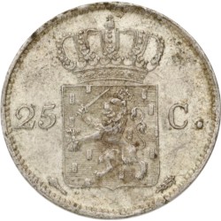 25 Cent. Willem I. 1826 U. MS 61.