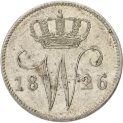 25 Cent. Willem I. 1826 U. MS 61.
