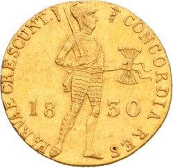 Gouden Dukaat. Willem I. 1830. UNC details.