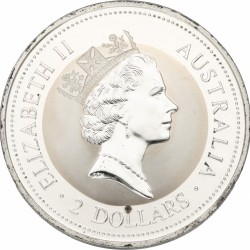 Australia. Elizabeth II. 2 Dollars. 'Australian Kookaburra'. 1994.