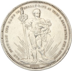 Switzerland. Basel. 5 Francs - Shooting Festival. 1879.