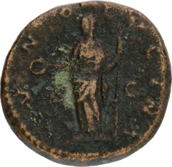Roman Empire. Crispina. Dupondius. ND (183).