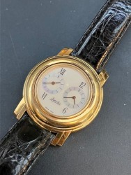 Jean d'Eve Pacte Perpetual Dual Reverse watch 18K geelgoud - Heren horloge - ca. 1990-1999