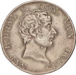 50 stuiver. Lodewijk Napoleon. 1808. Zeer Fraai +.