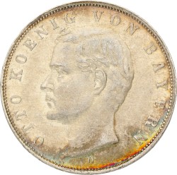 German states. Bavaria. Otto. 3 Mark. 1913 D.