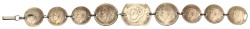 Phillipines. 1945. Coin bracelet of Australian coins - With 'Philippines 1945' inscribed.