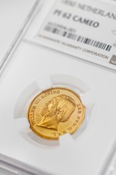 Gouden Willem (Negotiepenning t.w.v. 10 gulden). Willem III. 1850. PF 62 CAMEO.